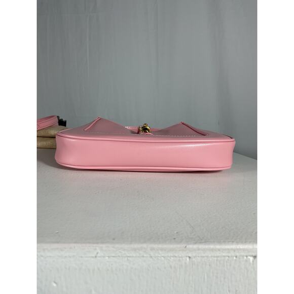Gucci 'Jackie 1961' Pink Leather Mini Shoulder Bag - Picture 5 of 10